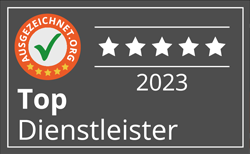 Top Dienstleister 2023 - ausgezeichnet.org